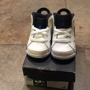 French blue Jordan Retro 6’s